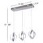 Luminaire suspendu chromé à 3 lumières Lepper