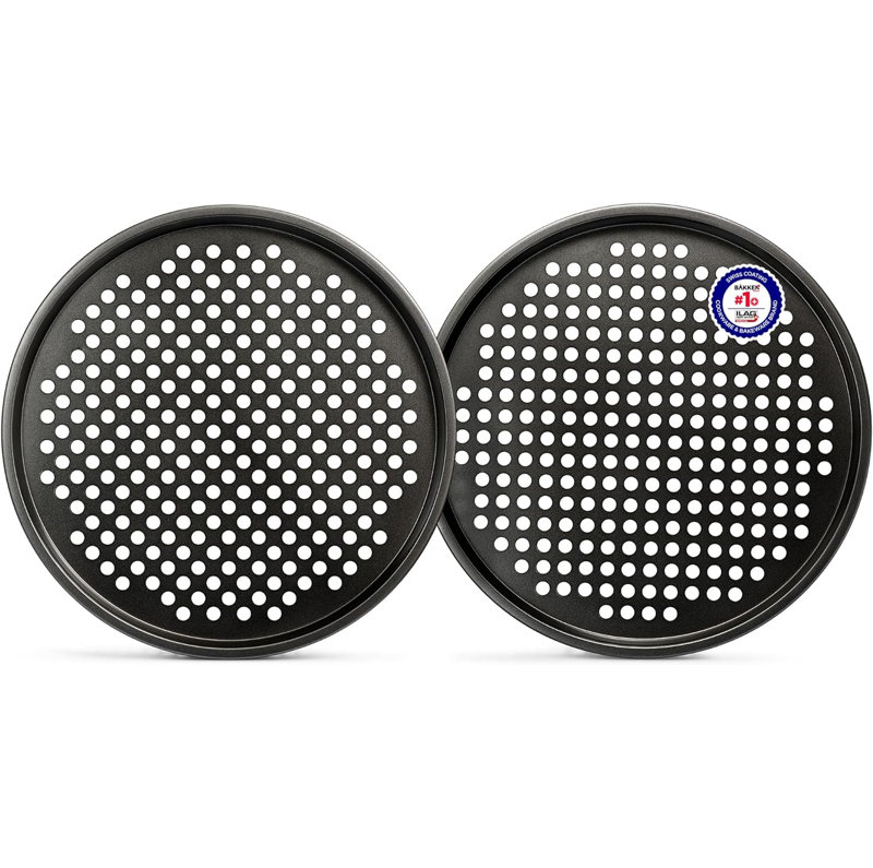 Lifemaster Non-Stick Steel Pizza Pan