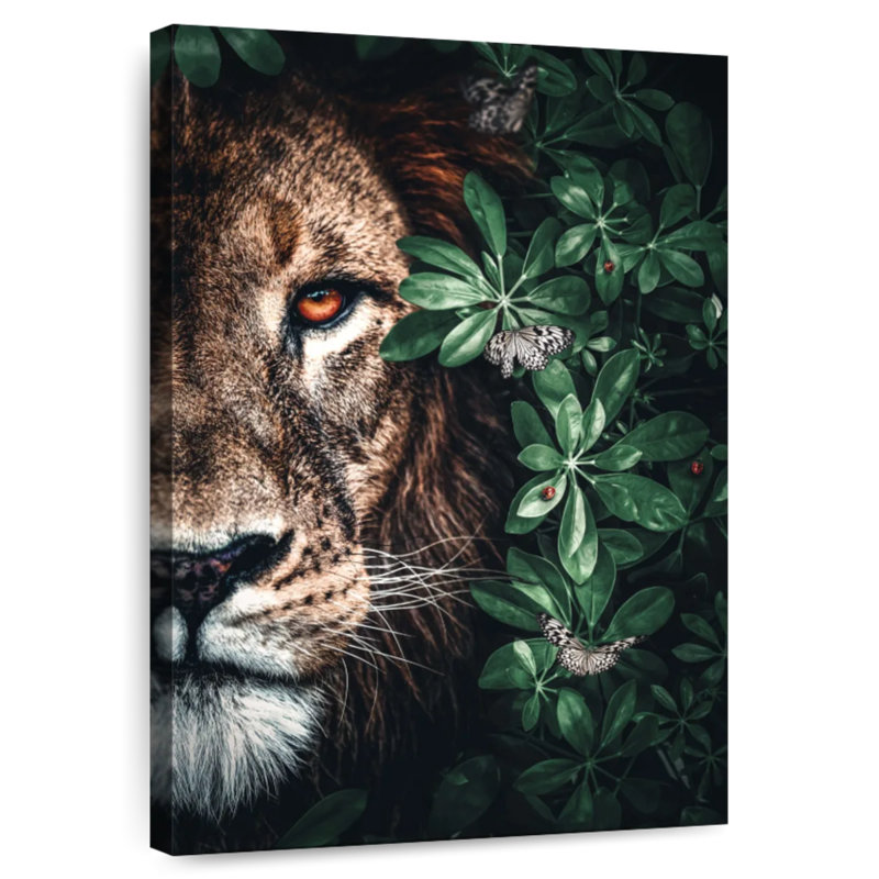 Bramet lion duo jungle, H 24 po x l 16 po