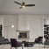 Smart Flush Mount Ceiling Fan with Light, Remote Control, DC Motor