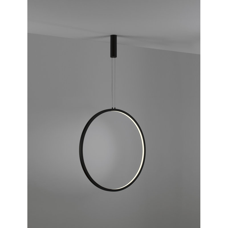 1 - Light Black LED Unique/Statement Pendant