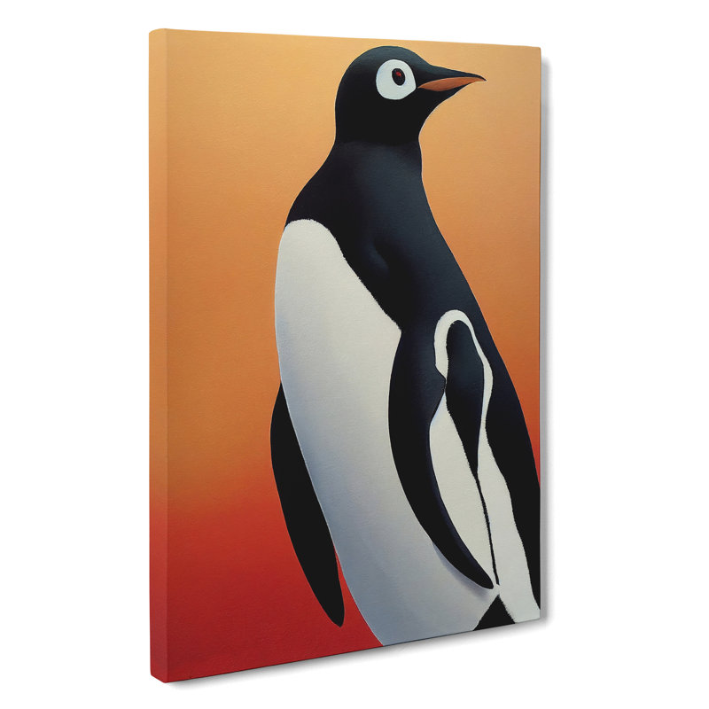 View Of The Penguin - Print, Wrapped Canvas, 50cm H x 35cm W x 3cm D, No Matte