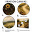 Donald tournesols le long du chemin de terre II - tournesols, art mural sur toile-1278167354-1278167346-1278167350