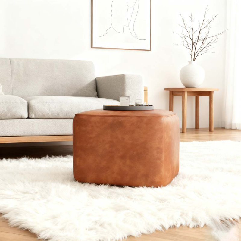 Upholstered Square Ottoman