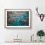 Birds Eye View Of Sydney Australia Painting - Single Picture Frame Print on MDF-56634334-56634331