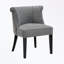 Chaise d'appoint rembourrée avec pieds robustes-1346682868
