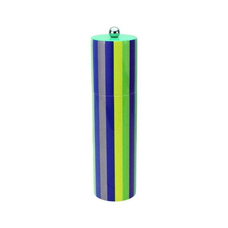 Striped Column Salt or Pepper Mill, Multicolor