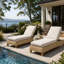 Outdoor Chaise Lounge Set with Cushions