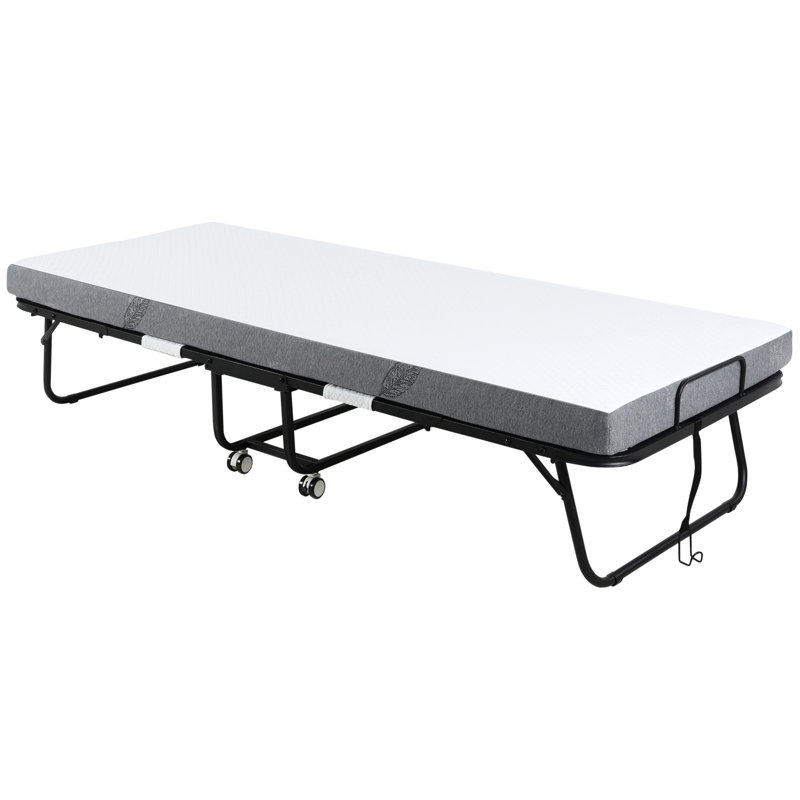 Portable Foldable Bed Steel Frame Ideal For Guest Hosting