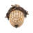 Jakira Glass Semi Flush Mount