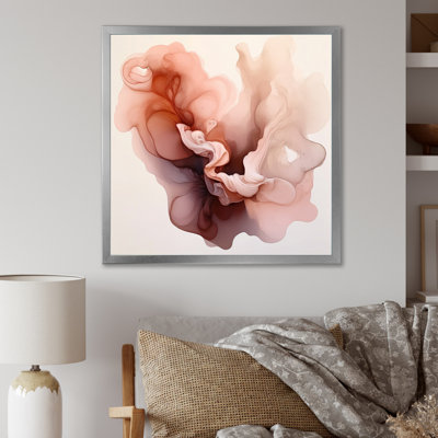 «Distant Clouds Cinnamon Infusion Watercolor I», reproduction sur toile