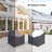 Jerimya Swivel Patio Wicker Outdoor Lounge Chair Covers