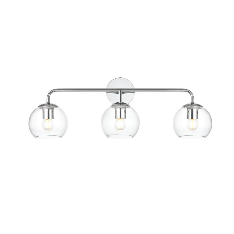 Lumière de meuble-lavabo à intensité variable, Chrome, 3 lumières, H 10 po x l 28 po x P 28 po
