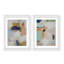 Opulent Serenity: Pastel Abstract Diptych-1195247690