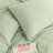 Sage Green Pom Poms Pillowcases, Green Standard Pillow Cases Set of 2, 100% Washed Microfiber, Dark Sea Green Ball Fringe Pillow Cover, 2 Pack (Queen, Sage Green)-123121720-123121708