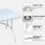 Table pliante de 6 pi, table en plastique portative pour le camping, les pique-niques, les fêtes, la table pliante à charge élevée-1605470120-1605470123