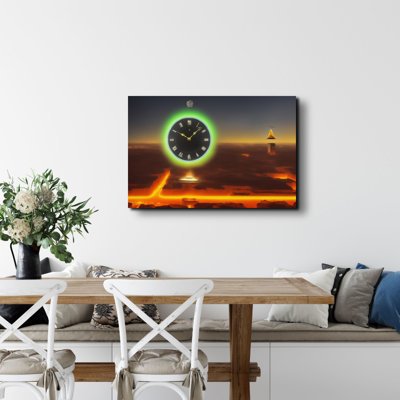 «Persistance of Memory Reimagined 49» par Stephen Chambers, impression sur toile tendue