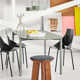 Comeuppance 82'' Metal Outdoor Dining Table