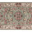 Hand-Knotted High-Quality Light Green and Cream Runner