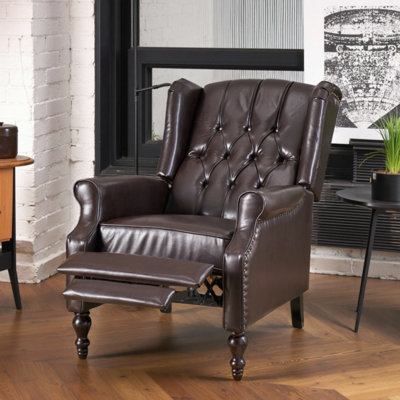 Alta Traditional 28.5" Wide Manual Wingback Recliner Chair