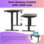 Height Adjustable Electric Standing Desk With Splice Board, 4 Memory Presets, Anti-Collision-1100690722