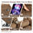 4-Motor Chenille Power Lift Chair Lay Flat Recliner with Head&Lumbar support, 400LBS-1001013768