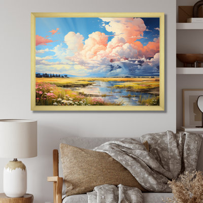 Ciel infini azur dans les Prairies - impression