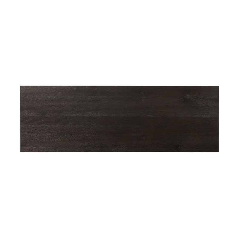 Noah Rotating Desk-Aged Smoked Oak, Smoked Black Resawn Oak