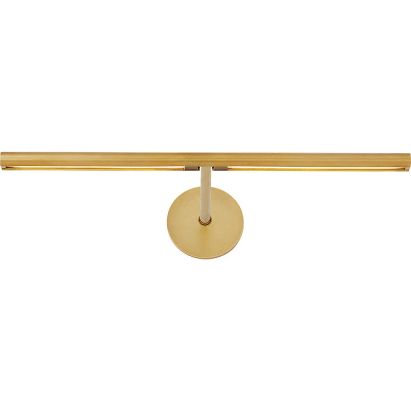 Plural Dome Picture Light, 0.5" H x 12" W x 8.9" D, Hand Rubbed Antique Brass, 9.9