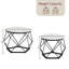 Nest of 2 Geometric Tables, Modern Stylish Living Room Home Furniture-514822099