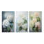 «White Hydrangea Whispering Hues», 3 pièces sur toile-623772433-623772438