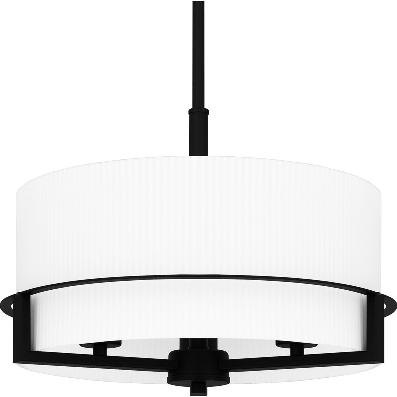 Seymour 3 - Light Drum Pendant, Matte Black