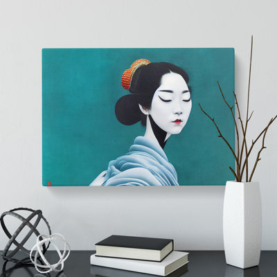 Stunning Geisha - Wrapped Canvas