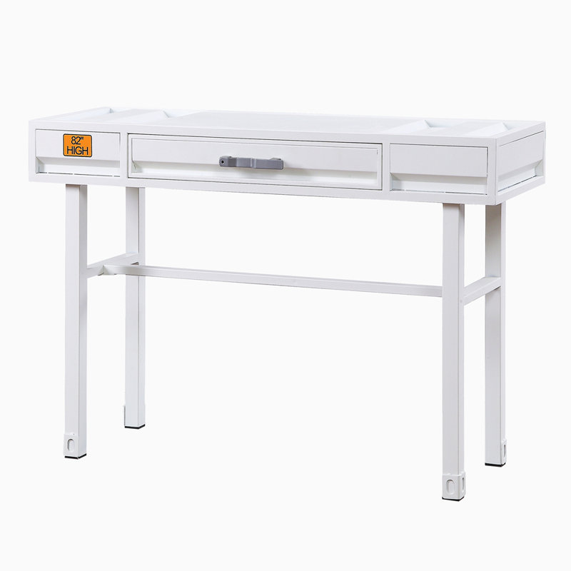Bureau d'écriture avec 1 tiroir, Blanc