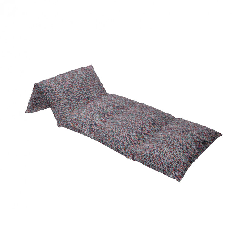 Housse de coussin d'extérieur Creative Triangles, H 2 po x l 36 po x P 88 po