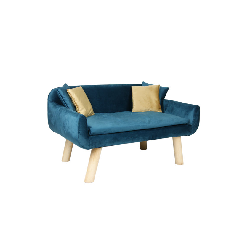 Durazo Orthopedic Polyester Pet Bed, Petrol, 45cm H x 76cm W x 47cm D