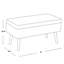 Banc en bois naturel et tissu-576949745