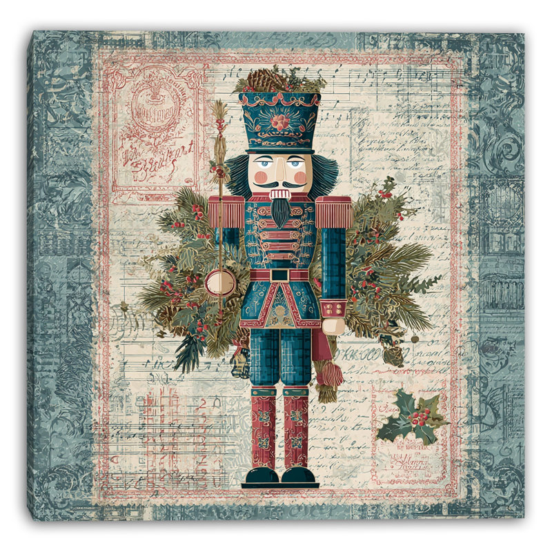 Art mural sur toile Heritage Scroll, H 12 po x l 12 po