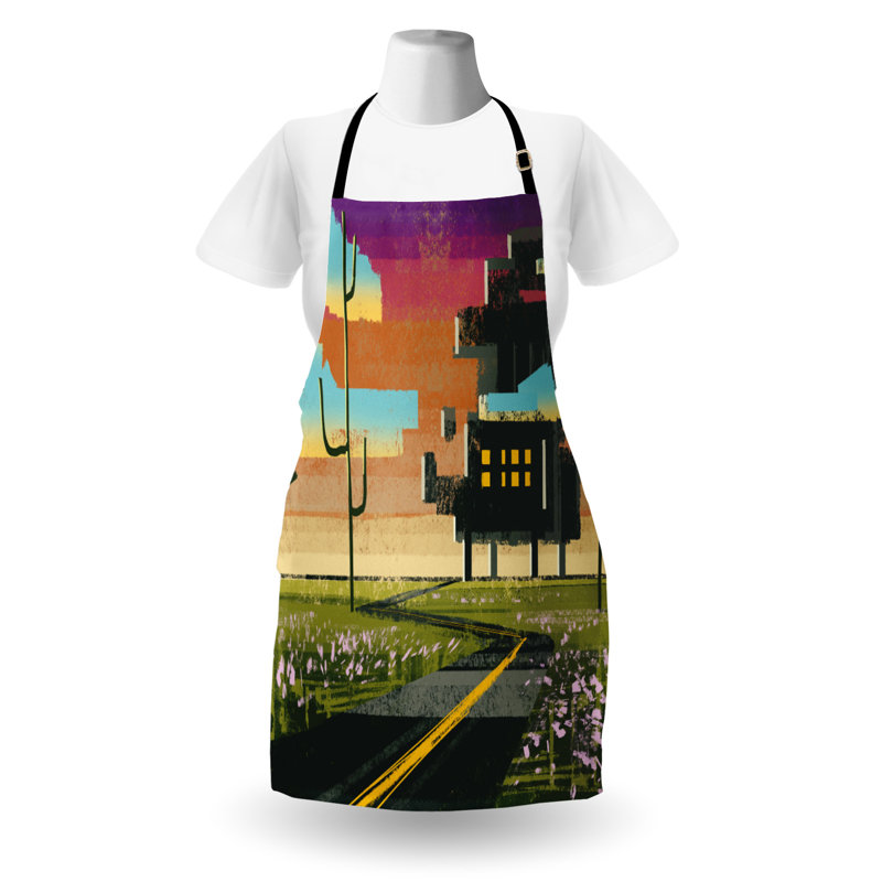 No Pattern Bib Apron