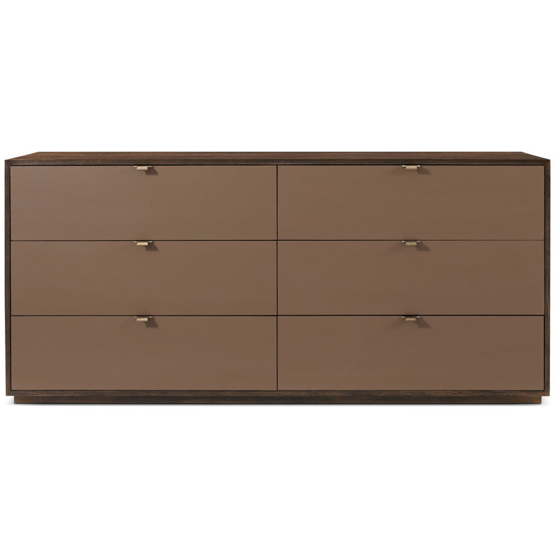 Commode 6 tiroirs Kyoto, Brown
