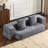 Ebern Designs Transformable Sectional Sofa with 3 Ottoman Stools-346340445