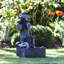 Fontaine fontaine rustique avec lumière DEL Harrouda