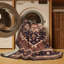 Tapis brun lavable à la machine-2003124918
