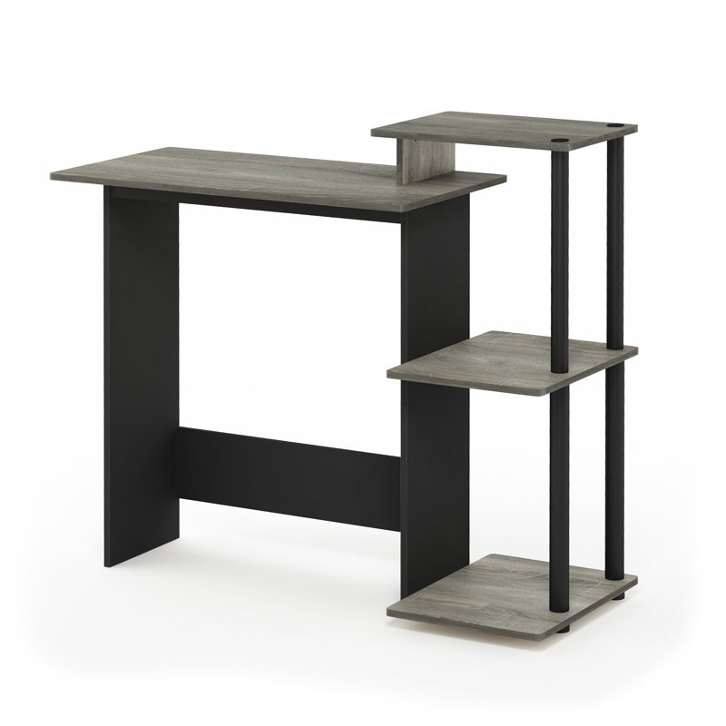 Surrency Rectangular Home Laptop Notebook Computer Desk, French Oak Grey