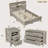 3 Piece Bedroom Set (Bed+1*Nightstand +Dresser) with Charging Station-98840032-98840029