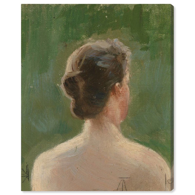 Vintage Classic Portrait Canvas Print with White Frame, 16" x 20"