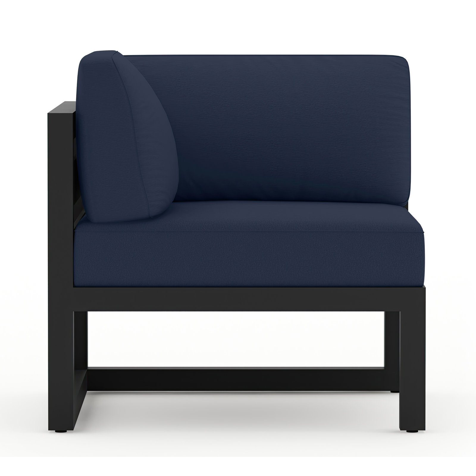 Smith Sunbrella® Patio Lounge Chair, Spectrum Indigo, Black