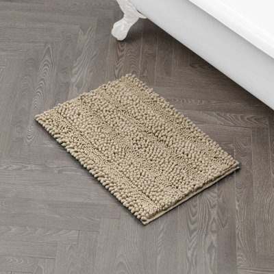 Laura Ashley Astor Chenille Non-Slip Bath Mat