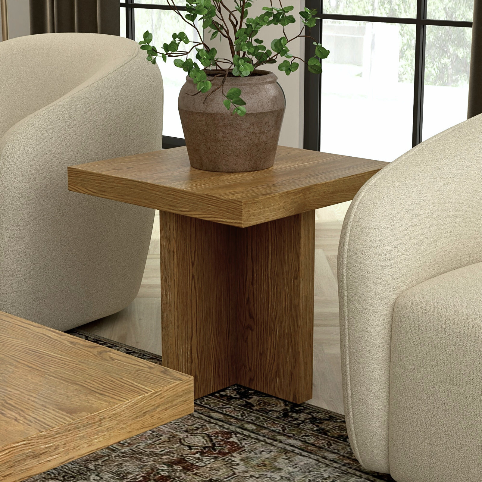 Crosby End Table, Oak