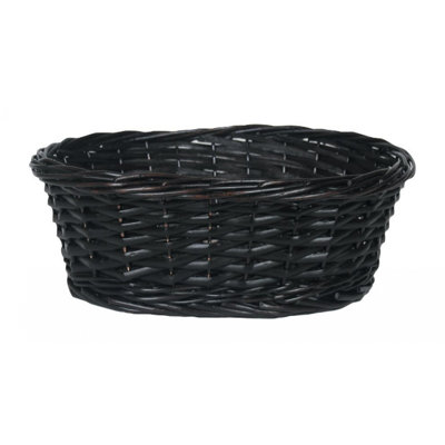Darktone Oval Willow Basket